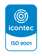 Sello ICONTEC ISO 9001 · certificado SC-2000161